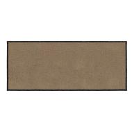 Tapis Uni Marron Luance 50x120cm Anna pas cher