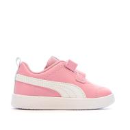 Baskets Rose Fille Puma Courtflex vue 2