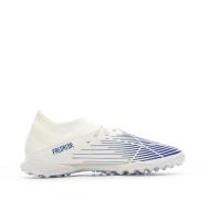 Chaussures football Blanc/Bleu Garçon Adidas Predator Edge.3 vue 2