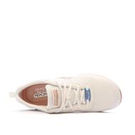 Chaussures de Sport Blanc/Rose Femme Skechers Flex Appeal vue 4