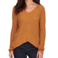 Pull Orange Femme Jacqueline de Yong MEGAN pas cher