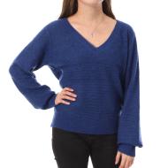 Pull Bleu Femme Vero Moda Parker pas cher