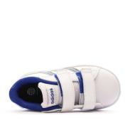 Baskets Blanches/Marine Garçon Adidas Grand Court 2.0 vue 4