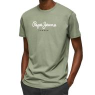 T-shirt Vert Homme Pepe Jeans Eggo N