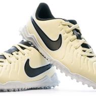 Chaussures de Football Blanc/Jaune Garçon Nike Legend 10 Club vue 7