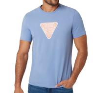 T-shirt Bleu Homme Guess M4YI35J1314