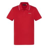 Polo Rouge Homme Schott Pique Paul