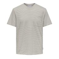 T-shirt Beige Homme Only & Sons Onsbale