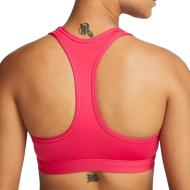 Brassière de Sport Rose Femme Nike SWSH MED vue 2