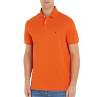 Polo Orange Vif Homme Tommy Hilfiger 1985 Regular