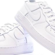 Baskets Blanches Garçon/Fille Nike Air Force 1 vue 7