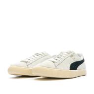 Baskets Blanches/Noires Homme Puma Clyde Teasel vue 6