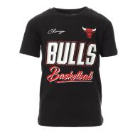 T-shirt Noir/Blanc Garçon NBA Chicago Bulls pas cher