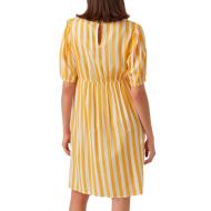 Robe de grossesse Blanche/Jaune Femme Mamalicious Sinem vue 2