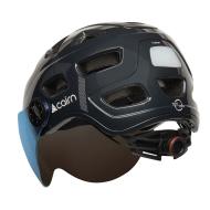 Casque de Vélo Gris Brillant Adulte Cairn Quartz Visor Led vue 2