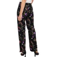 Pantalon Noir à fleurs Femme Vero Moda Easy vue 2