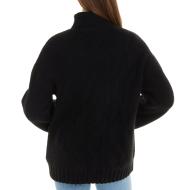 Pull Noir Femme Tommy Hilfiger DW0DW17494 vue 2