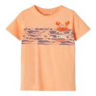 T-shirt Orange Garçon Name itJaman