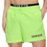 Short de bain vert fluo Homme Calvin Klein Medium Double