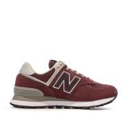 Baskets Bordeaux Femme New Balance 574 vue 2