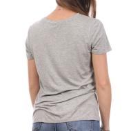 T-shirt Gris Femme Teddy Smith Taviar vue 2