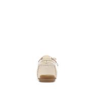 Mocassins Beige Femme Geox Leelyan vue 3