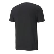 T-shirt Noir Puma Homme Logo Tee vue 2