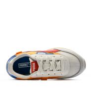 Baskets Blanches/Orange Garçon Puma Future Rider Splash vue 4