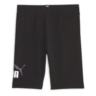 Short Noir Fille Puma Logo Tight vue 2