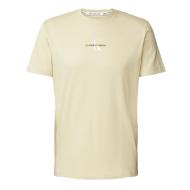 T-shirt Vert Homme Calvin Klein Jeans Monologo Regular pas cher