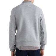 Sweat Gris Homme Tommy Hilfiger Blend Logo vue 2