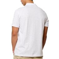 Polo Blanc/Orange Homme Kaporal BOSCIE vue 2