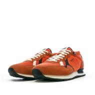 Baskets Orange Homme Pepe jeans Brit Heritage vue 6