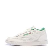 Baskets Blanches/Vertes Homme Reebok Club pas cher