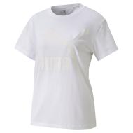 T-shirt Blanc Femme Puma Classics pas cher