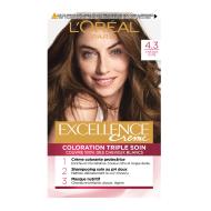 Coloration Cheveux L'Oréal Paris Excellence Creme Chatain Dore 4.3 pas cher