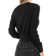 Gilet Noir Femme Morgan Music vue 2