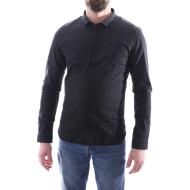 Chemise Noir à motif Homme Teddy Smith Caster