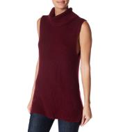 Pull Bordeaux sans manches Femme French Connection Zinfandel pas cher