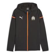 OM Vestes de Foot Noir Homme Puma 771940 pas cher