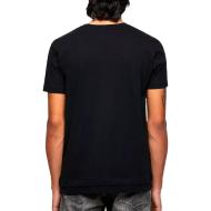 T-shirt Noir Homme Diesel Ronnie vue 2