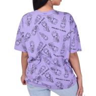 T-shirt Violet Femme Project X Paris One Piece All Over F211087 vue 2