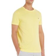 T-shirt Jaune Homme Tommy Hilfiger Garment Dye Chest