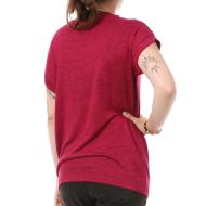 T-Shirt Fushia Femme Vero Moda Brianna vue 2