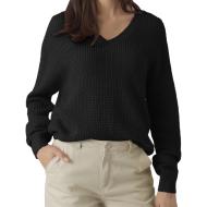 Pull Noir Femme Vero Moda Leanna pas cher