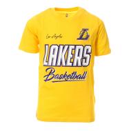 T-shirt Jaune/Violet Garçon NBA Lakers pas cher
