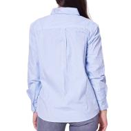 Chemise Manches Longues Blanches/Bleu Femme Tommy Hilfiger Essential vue 2