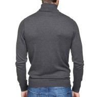 Pull Col Roulé Gris Homme Teddy Smith Loki vue 2