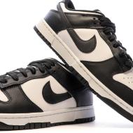 Baskets Blanches/Noires Homme Nike Dunk Low Retro vue 7