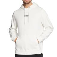 Sweat à Capuche Blanc Homme Guess Roy